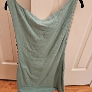 Lulu light blue cotton mini dress